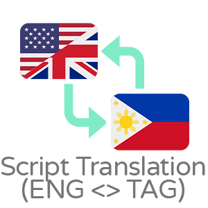Script Translation (English to Tagalog)